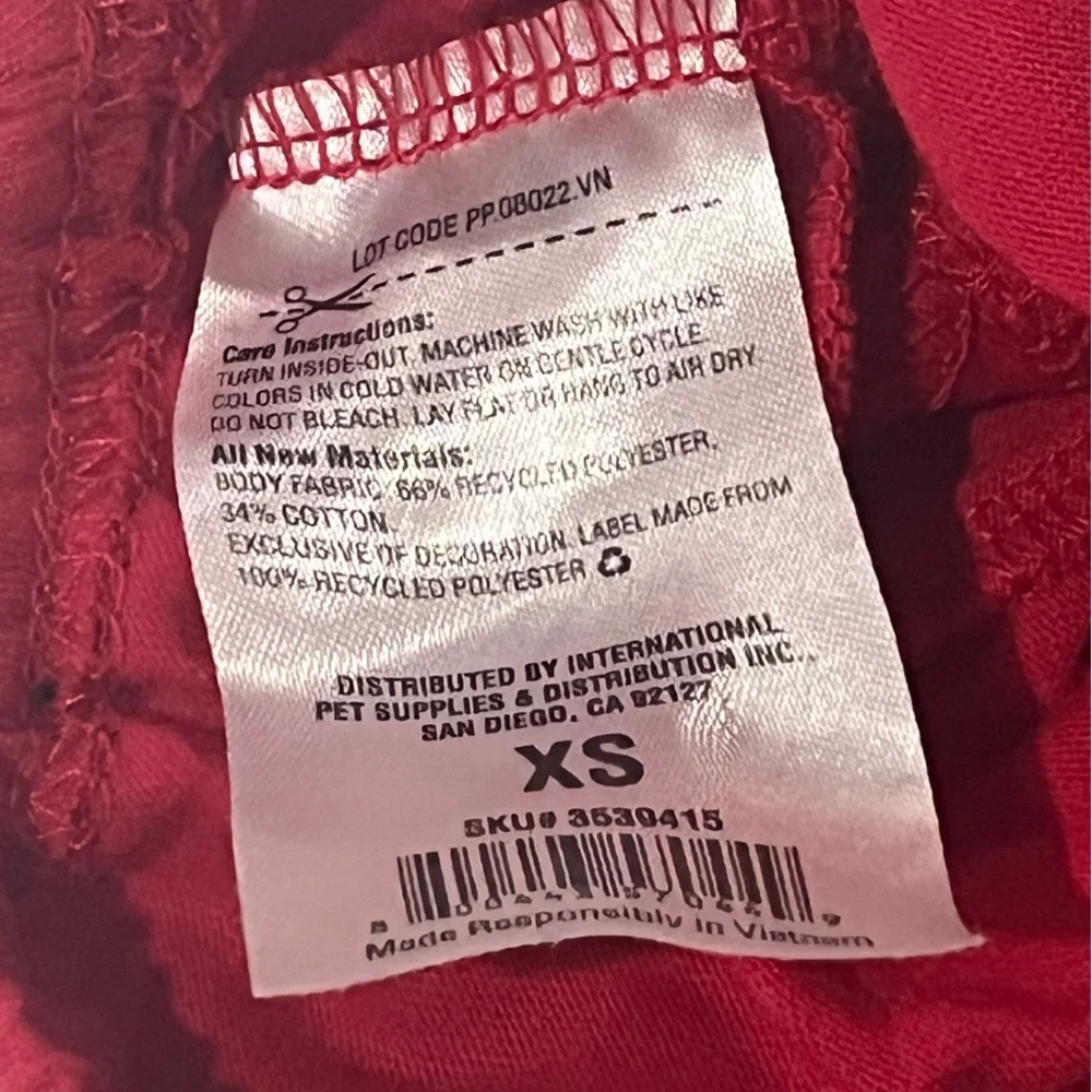 XS “Head of Security” Red Dog Shirt